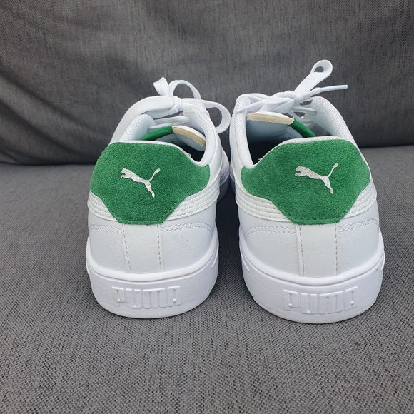 Puma Pro Serve Lite Bnwot Leather Trainers Unisex Uk8 White New. - Picture 8 of 11